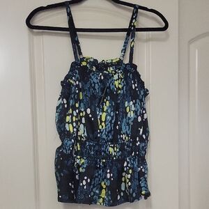 Torrid Black and Blue Patterned Camisole